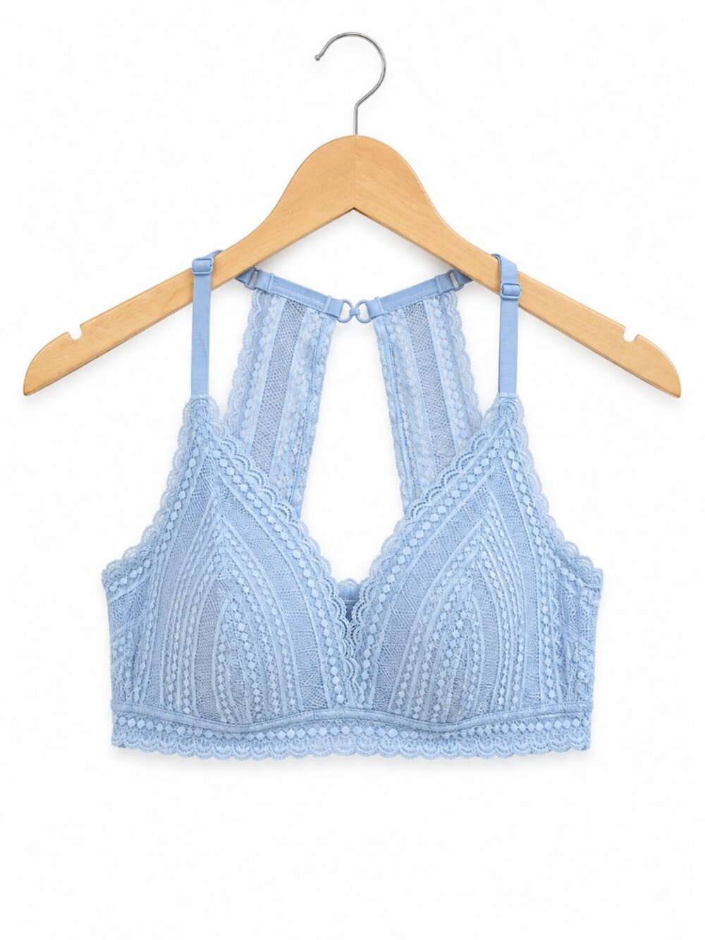 LUVLETTE | Light Blue Lace Bralette – Women’s XXL